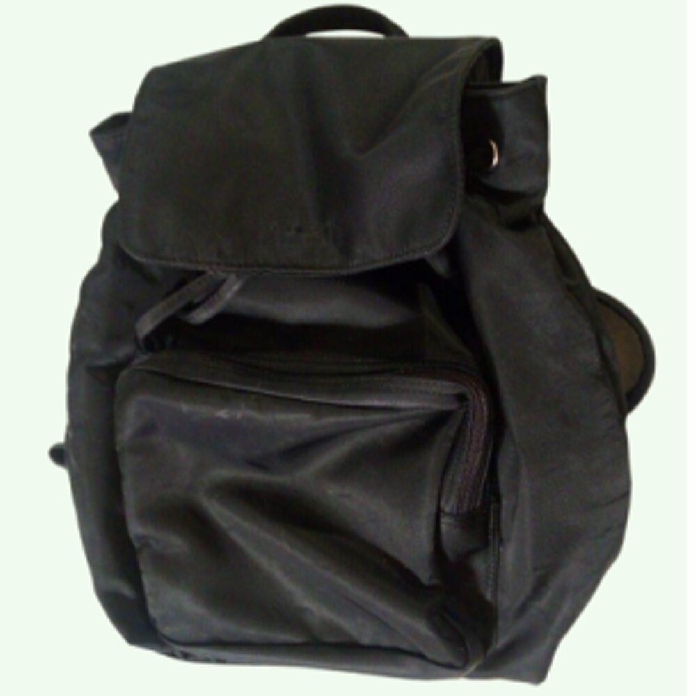 Gap Factory Women's Black Nylon Backpack         Size Approx.  10.5 in X 12 in.
